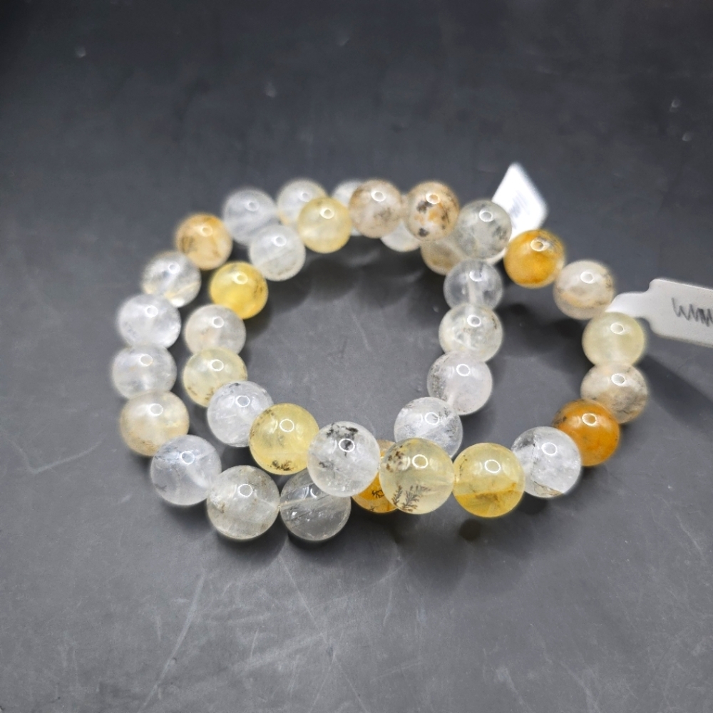 Dendritic Agate Brazil Bracelet 11mm